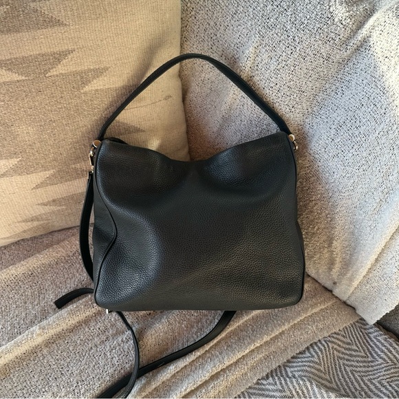 Kate Spade Black Pebbled Leather Shoulder Bag Chester Street Michaela - Picture 7 of 13